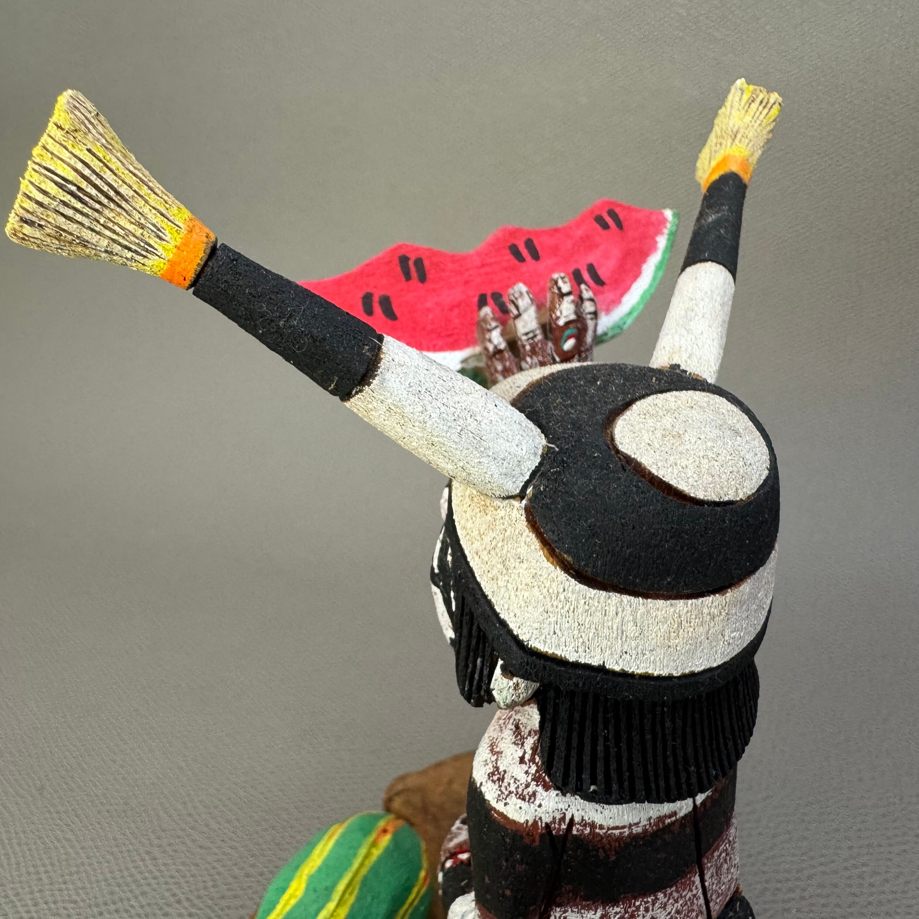 HOPI(ホピ)族 アーティスト作 カチーナドール クラウン INDIAN