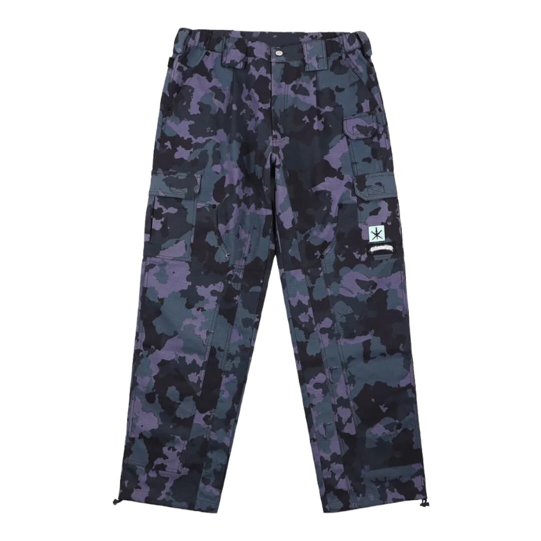 【UNKNOWN LONDON】UNKNOWN ALL OVER CAMO GRAPHIC CARGO PANTS