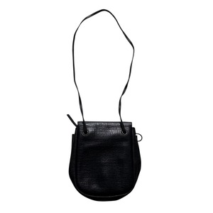 Jean Paul GAULTIER black leather shoulder bag