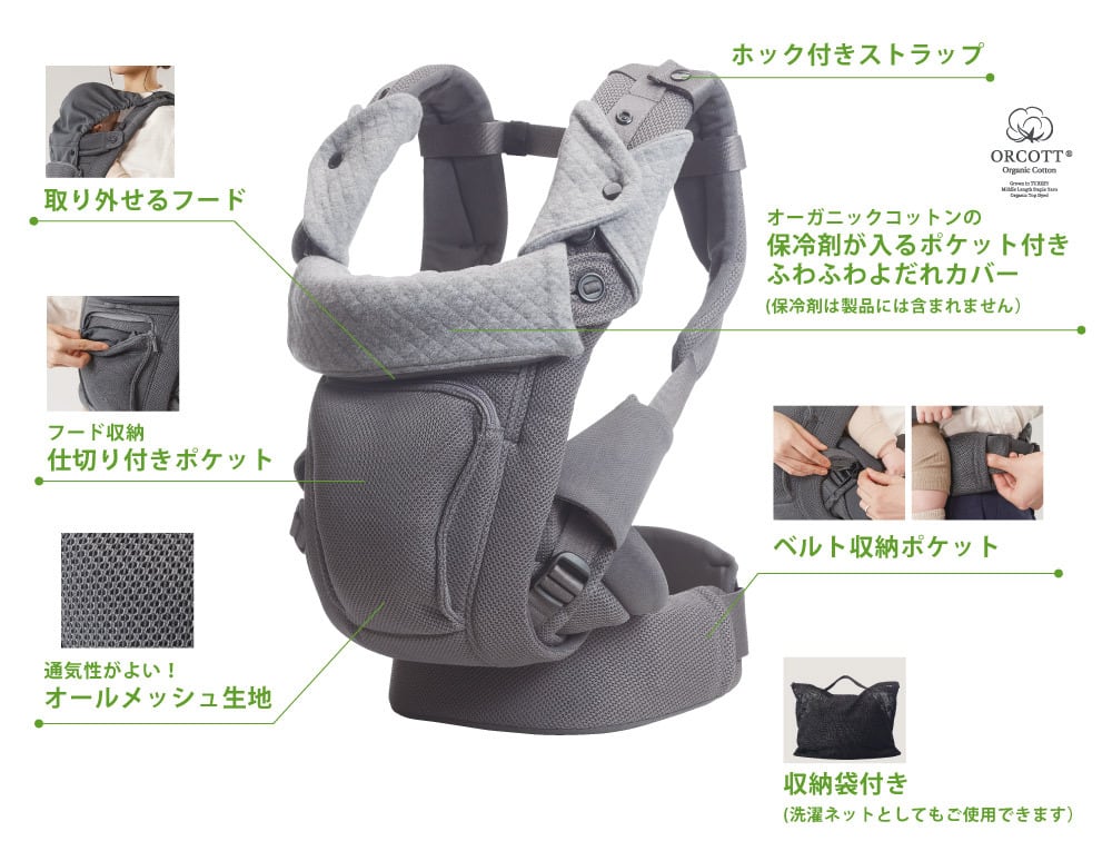 10日間レンタル LUCKY1934 ラッキー1934 PULUA baby carrier プルア