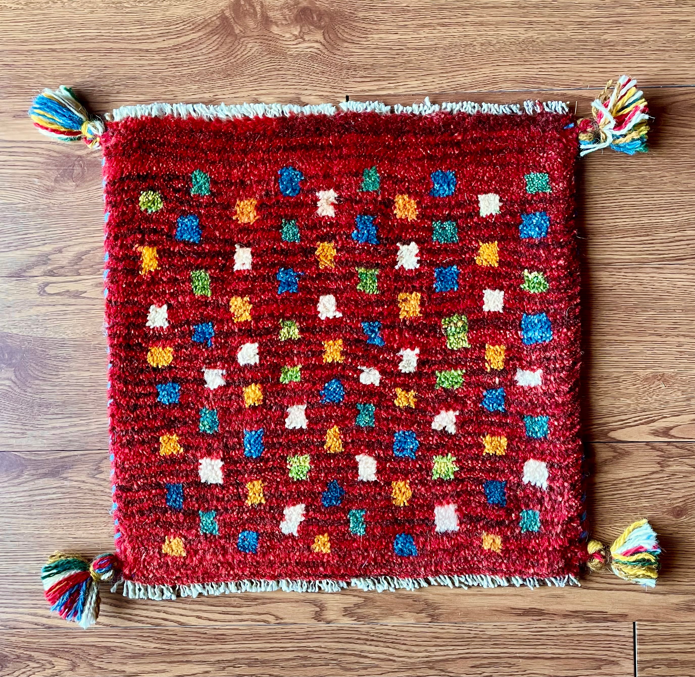 ペルシャギャッベ (ギャベ) チェアマット 椅子の座布団 No.GS-1399