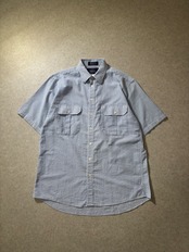 BISLEY stripe seersucker shirt