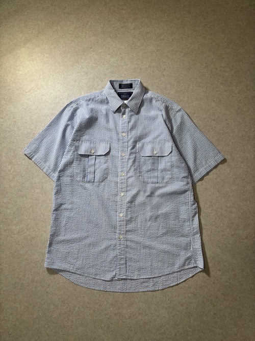 BISLEY stripe seersucker shirt
