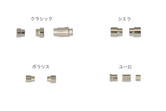 ペンメイキング用ブッシュ 各種【シエラ用 ・ポラリス用 ・クラシック用 ・ユーロ用・ピルケース用】