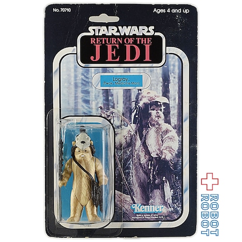 オールドケナー スター・ウォーズ ROTJ 65 Back ログレイ イウォーク アクションフィギュア MOC