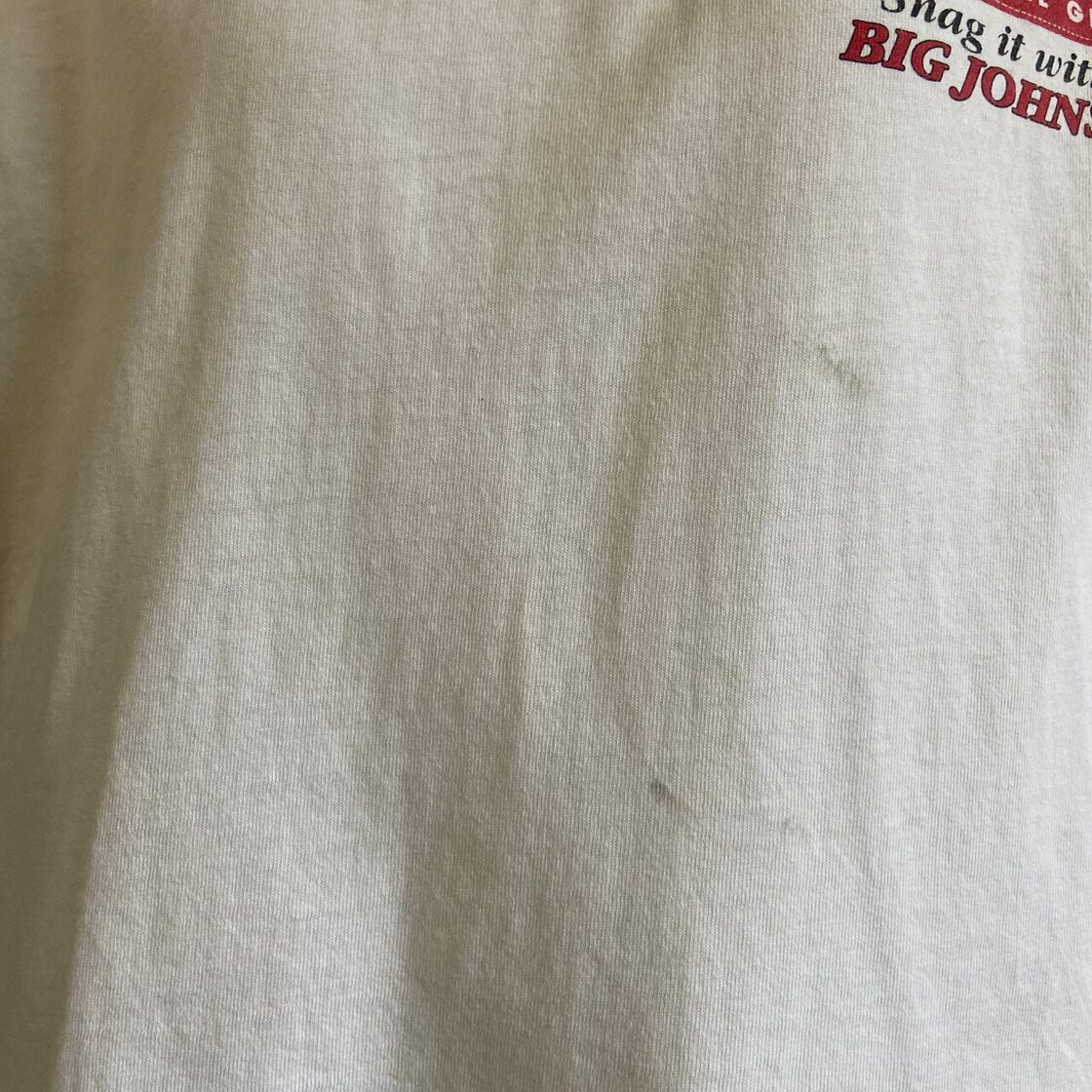 ビッグサイズ 90年代 USA製 BIG JOHNSON エロ バックプリントTシャツ 
