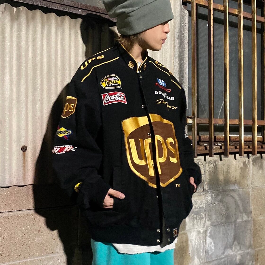 ビッグサイズ CHASE AUTHENTICS ジェフハミルトン NASCAR UPS 企業ロゴ  