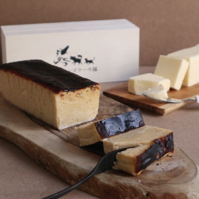 【終売】【4月限定・木箱入り】焦がしバター香るバスクチーズケーキ
