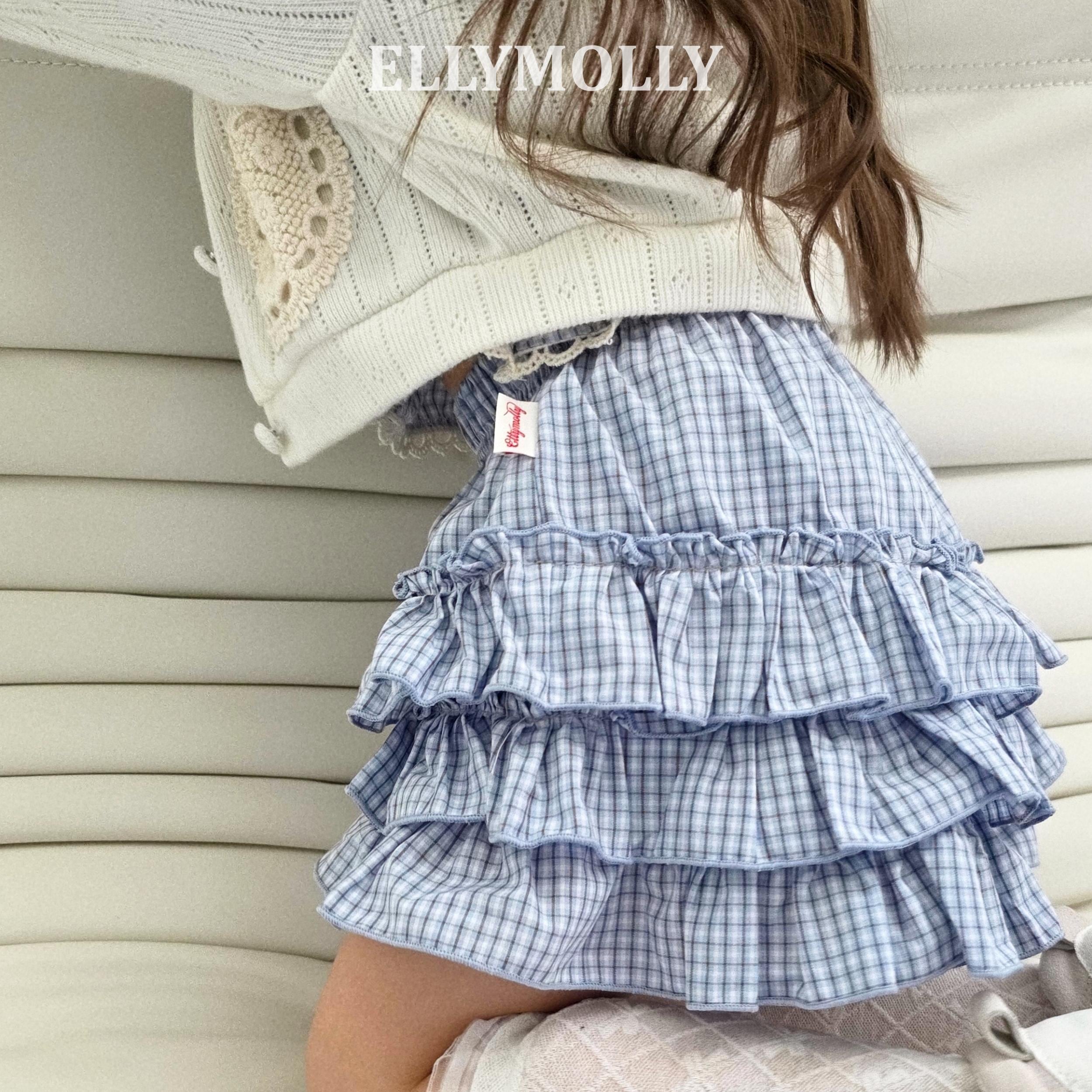 «予約»«ジュニアサイズあり»«elly molly» ルルチェックパンツ 2colors