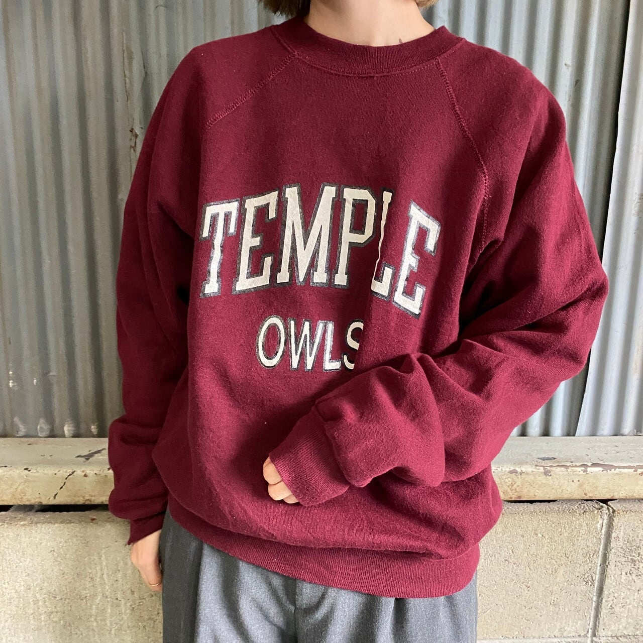 60's vintage ヴィンテージ カレッジ スウェット TEMPLE