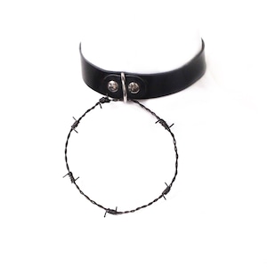 【SHOP BIOHAZARD】Barb Wire collar black