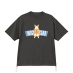 TURN AROUND Drawcord Tee -Sumi-　[T0021]