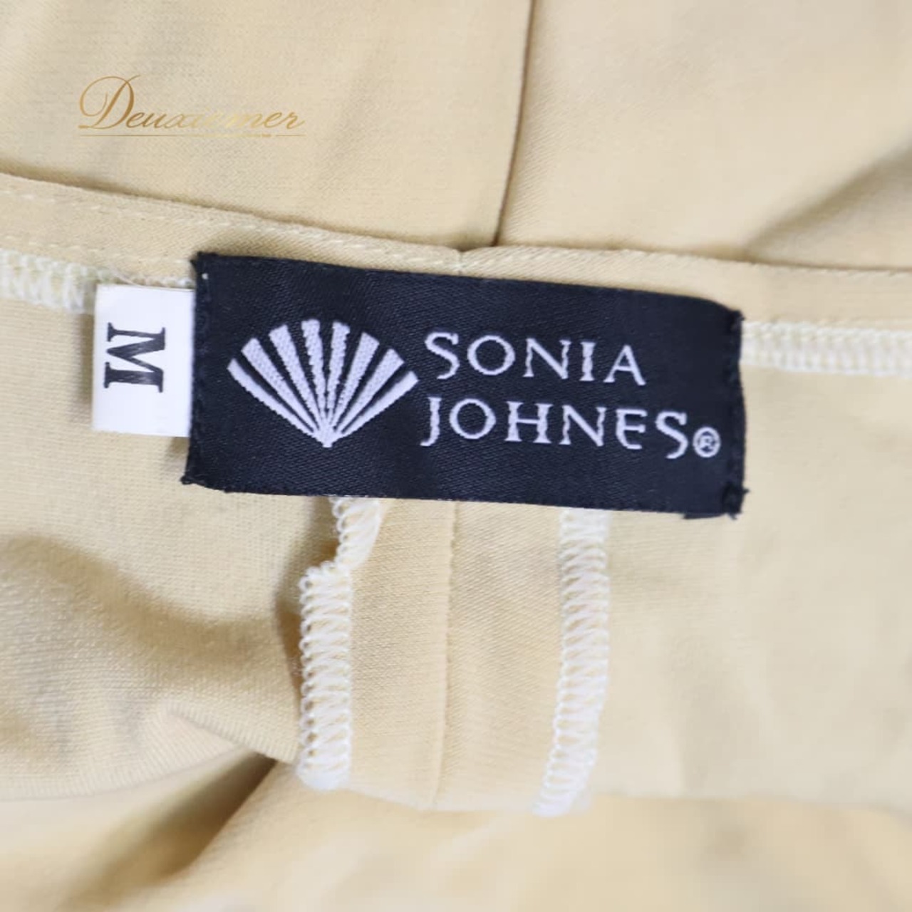 フラメンコ 衣装 SONIA JOHNES ソニアジョーンズ ドレス ワンピース レッスンウェア ベージュ系 イエロー系 黄色 無地 ノースリーブ ダンス 伸縮 レッスン 練習 レッスン着 練習用 ストレッチ かわいい シンプル 舞台衣装 発表会 レディース
