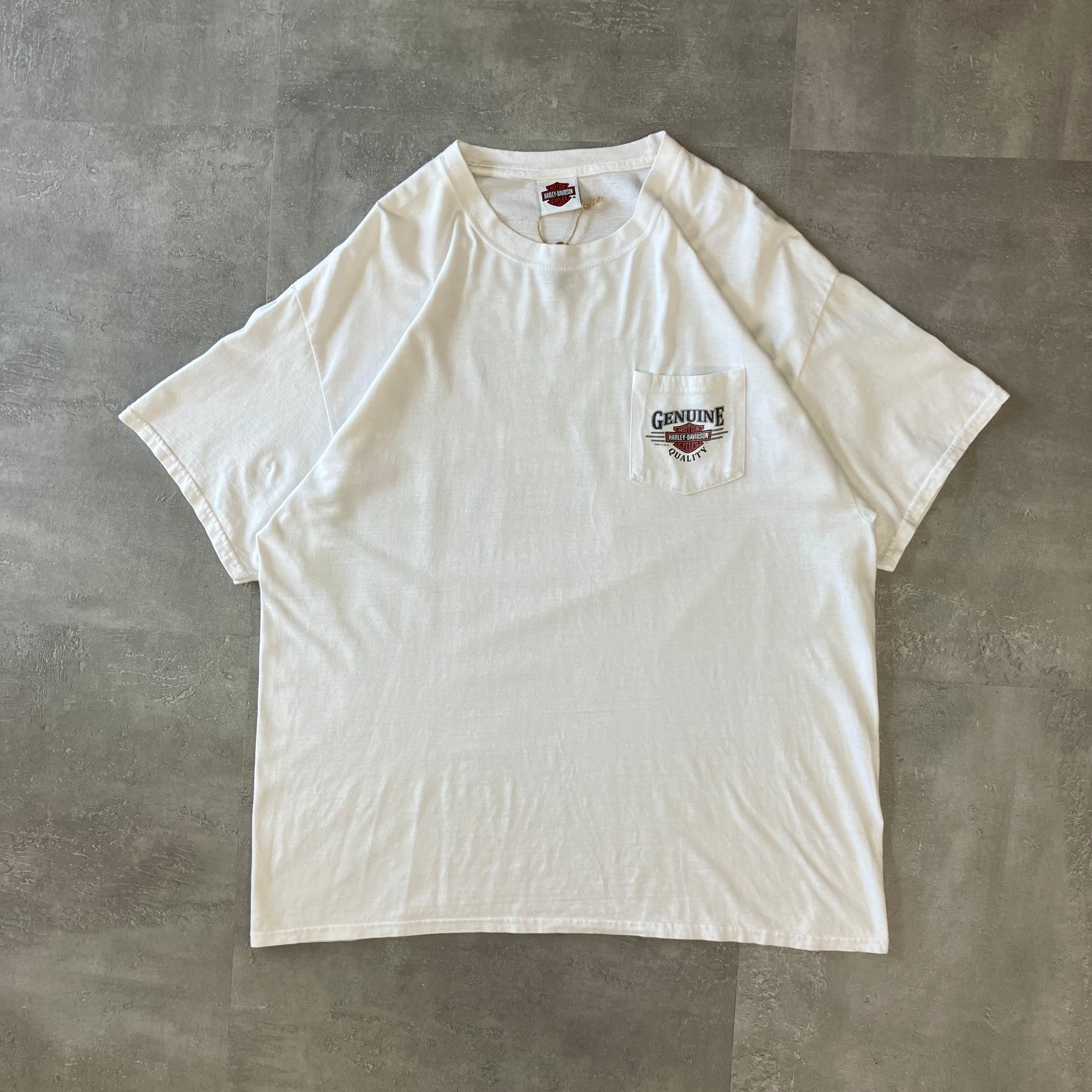 Harley-Davidson ハーレーダビッドソン ポケットTシャツ 両面プリント XL No.2874