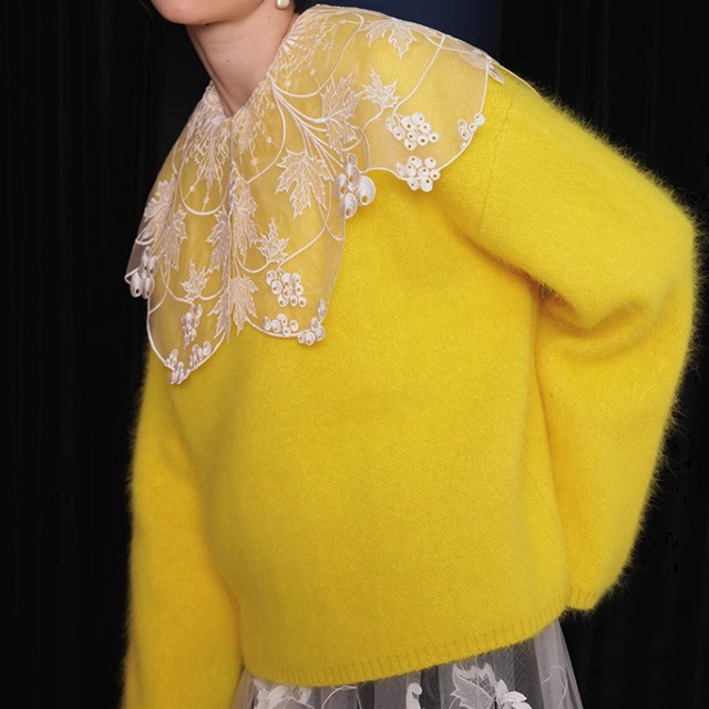 【Camoooni】ラビットファーニット　10965