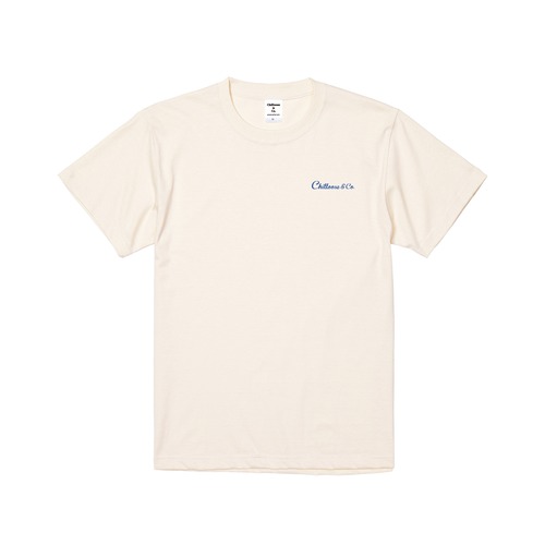 Chilloose&Co. Logo T-shirt 6.0oz【Natural White】