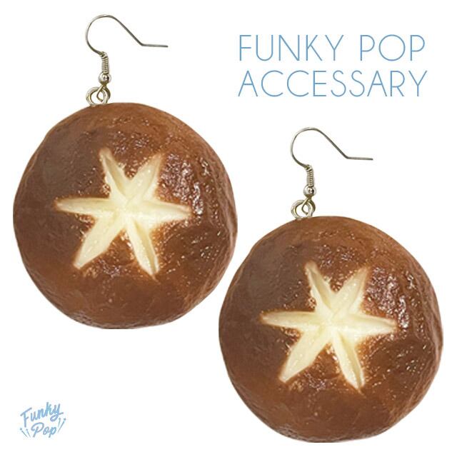 ❁送料無料❁fac0049❁(箱入り)ミニチュア リアル しいたけ ピアス