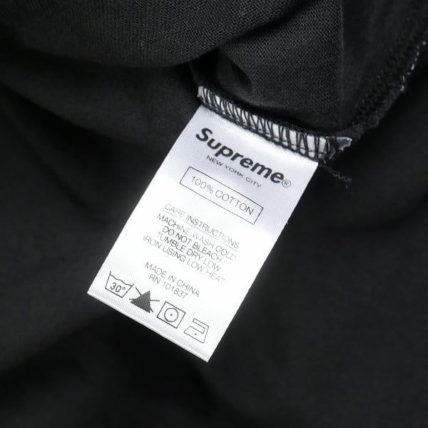 【国内正規】送料込 18AW supreme ベースボールシャツ 黒L