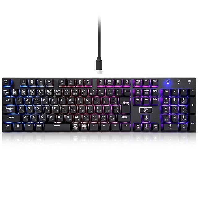 SteelSeries ラピッドトリガー 搭載 ゲーミングキーボード テンキー