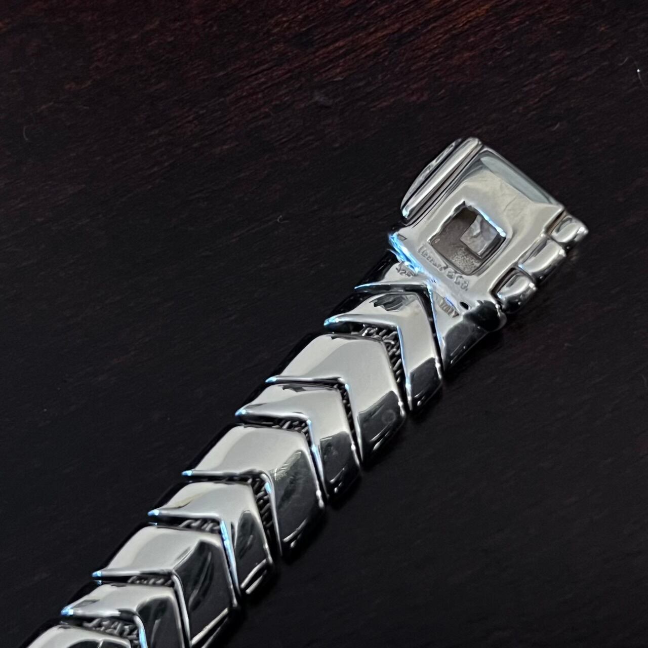VINTAGE TIFFANY & CO. Arrow Bracelet Sterling Silver & Gold