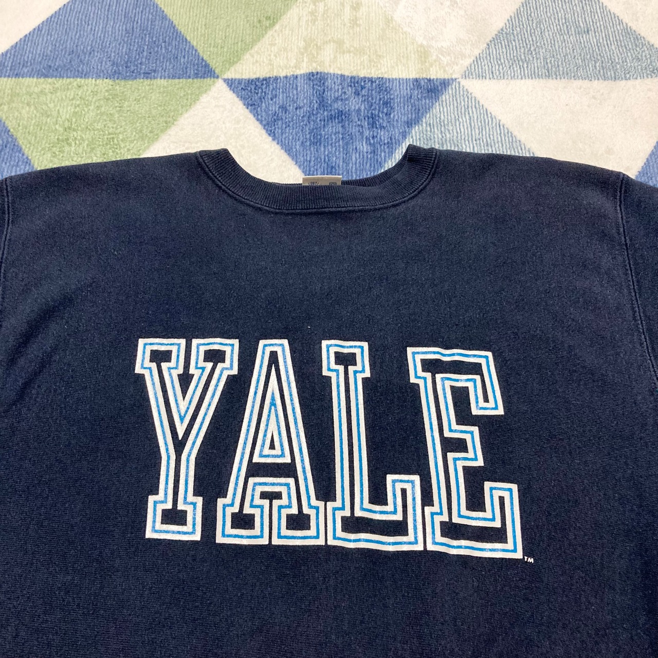 90s Champion YALE リバースウィーブ 刺繍タグ フェード | Remlia 