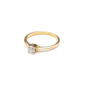 SINGLE PETIT STONE NON-ADJUSTABLE RING 087