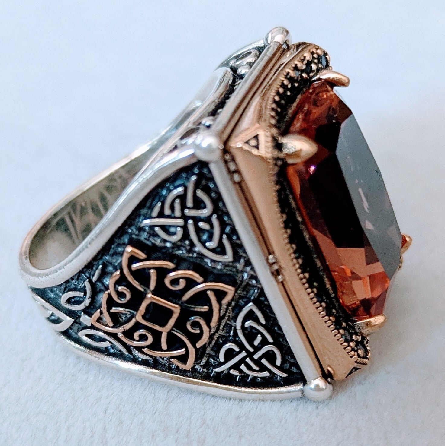 トルコ製 925silver 天然石 ペンダントトップ（花籠） | HAYAT TURKISH