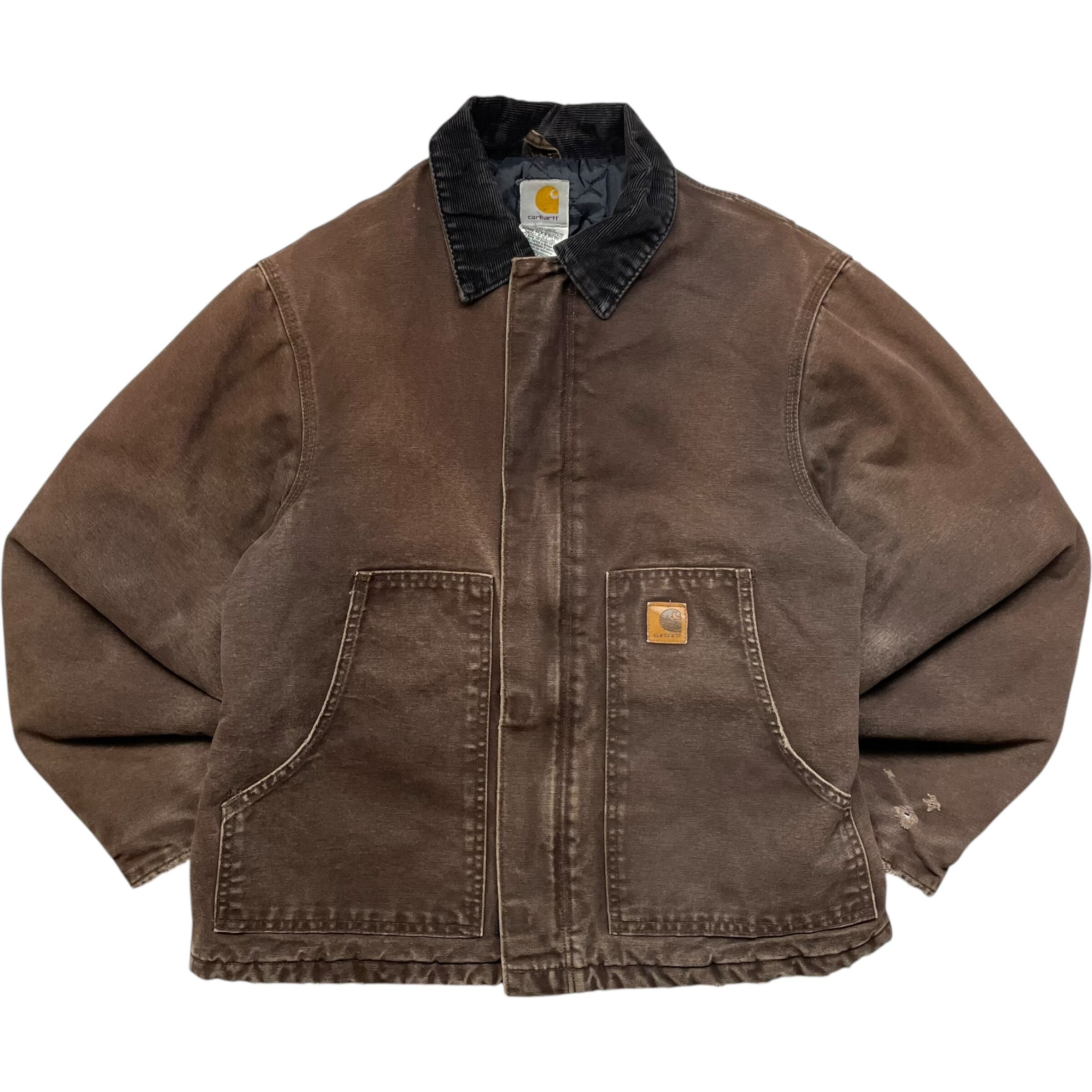 《M》 Carhartt カーハート 短丈 トラディショナルジャケット ブラウン no.5686