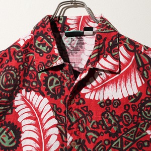 極美品 M 94年 Faces A/C Print Shirt Patagonia ACシャツ パタゴニア 総柄