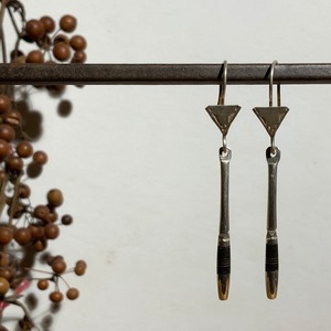 Tuareg Silver  Long  Earrings