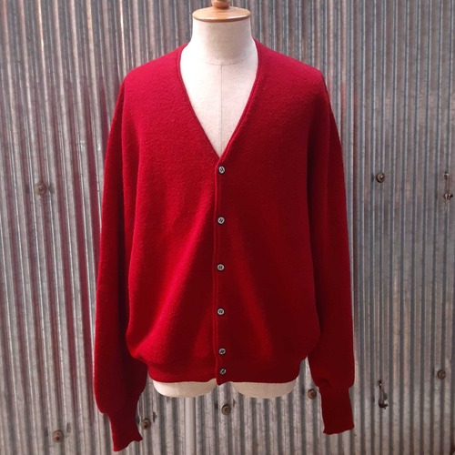 70's Vintage "ROBERT BRUCE" "ARNOLD PALMER" Alpaca wool cardigan / 70年代 ヴィンテージ "ロバートブルース" "アーノルドパーマー" ウールカーディガン