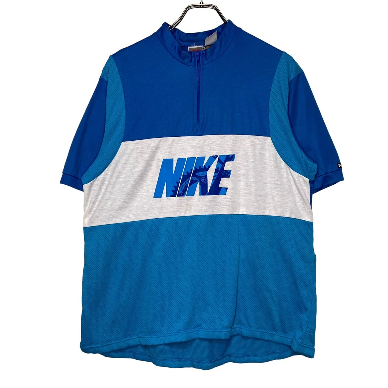 NIKE ゲームシャツ L プリント ハーフジップ | 古着屋OLDGREEN