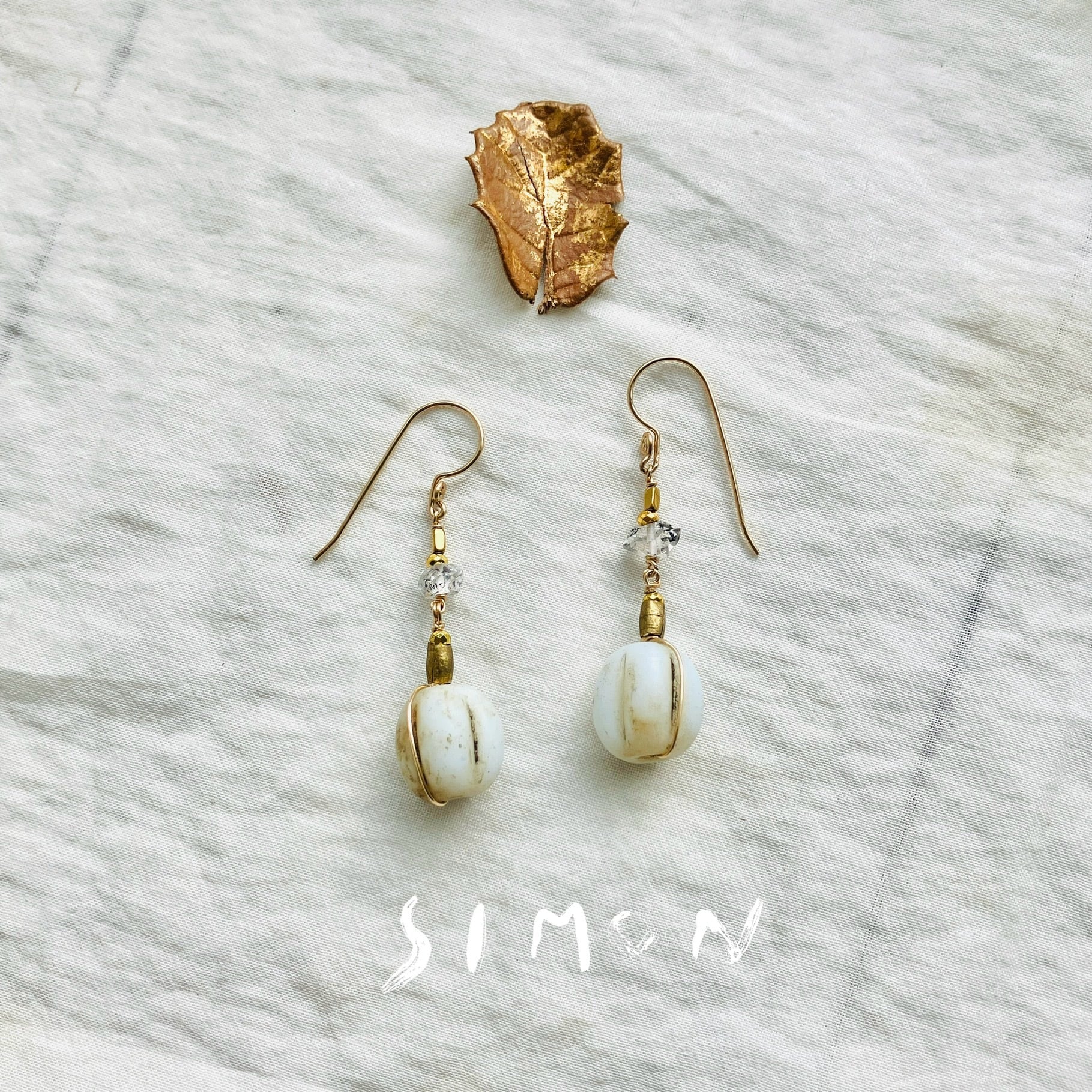 Milk candy ミルクキャンディ K14gfフックピアス イヤリング等変更可