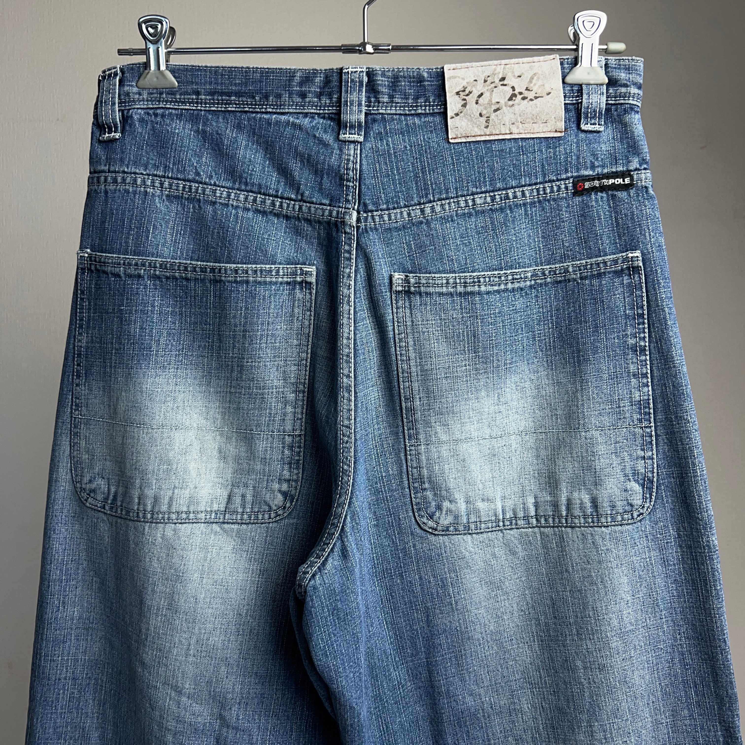 SOUTHPOLE” WIDE DENIM PANTS W34 サウスポール ワイドデニム SOUTHPOLE” WIDE DENIM PANTS W34 サウスポール ワイドデニム