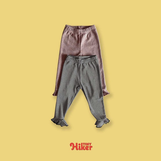 【取寄】tiny hiker｜bella frill leggings｜ベラフリルレギンス｜XS-XL｜kids｜26 spring
