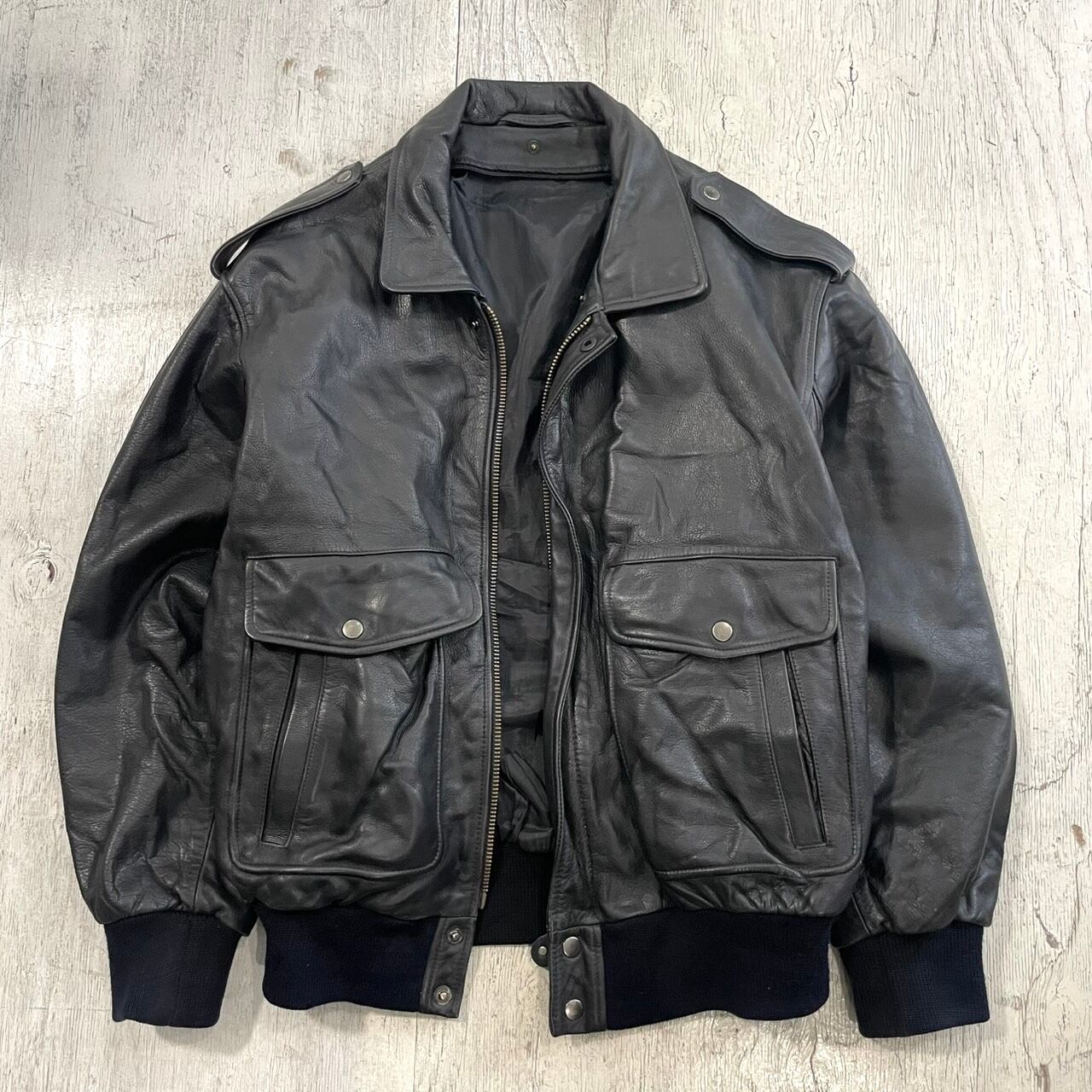 1990's type A-2 leather fright jacket #G730