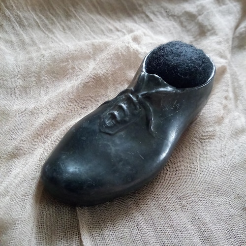 Victorian Sewing Pin Cushion Shoe