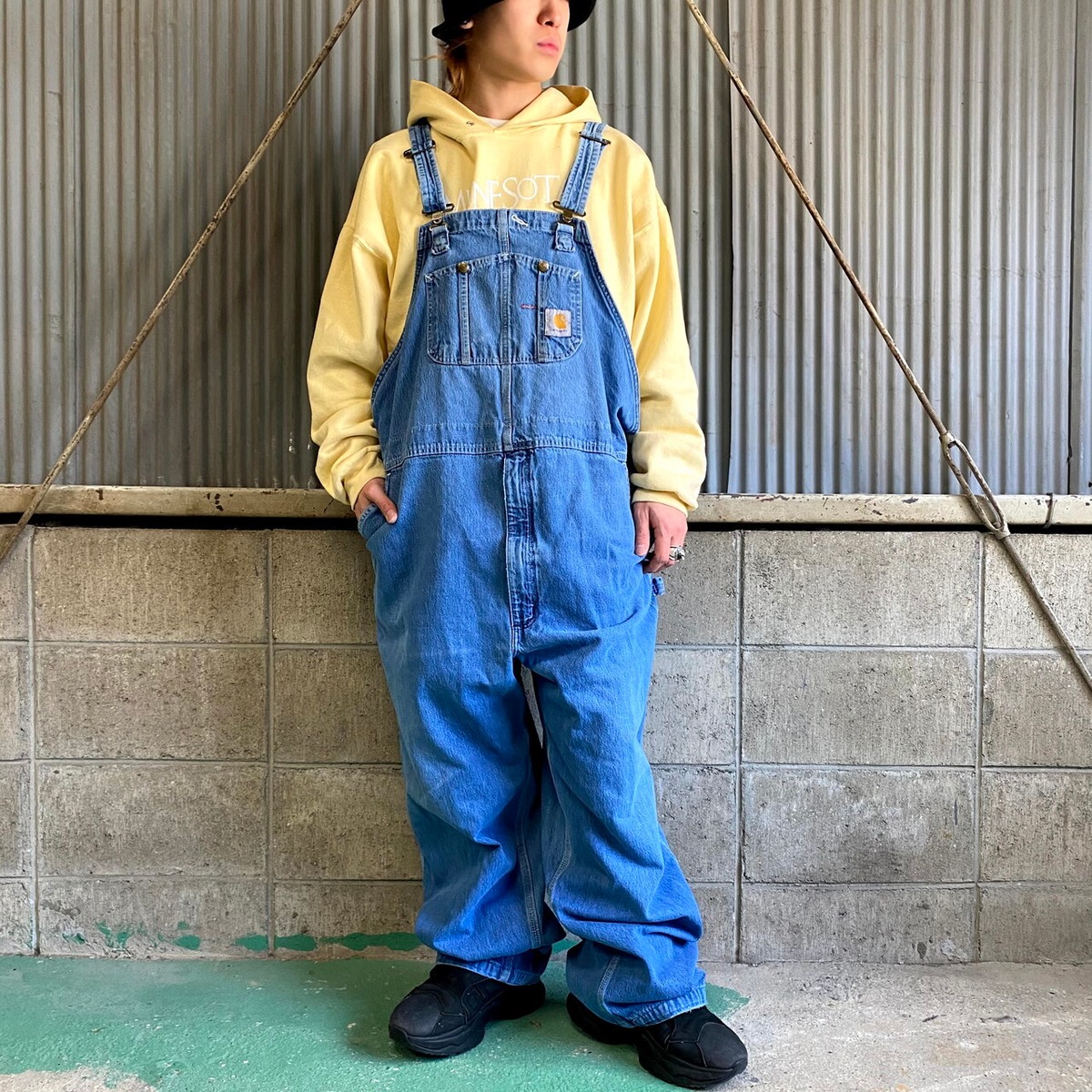ビッグサイズ Carhartt カーハート デニム オーバーオール メンズW49 