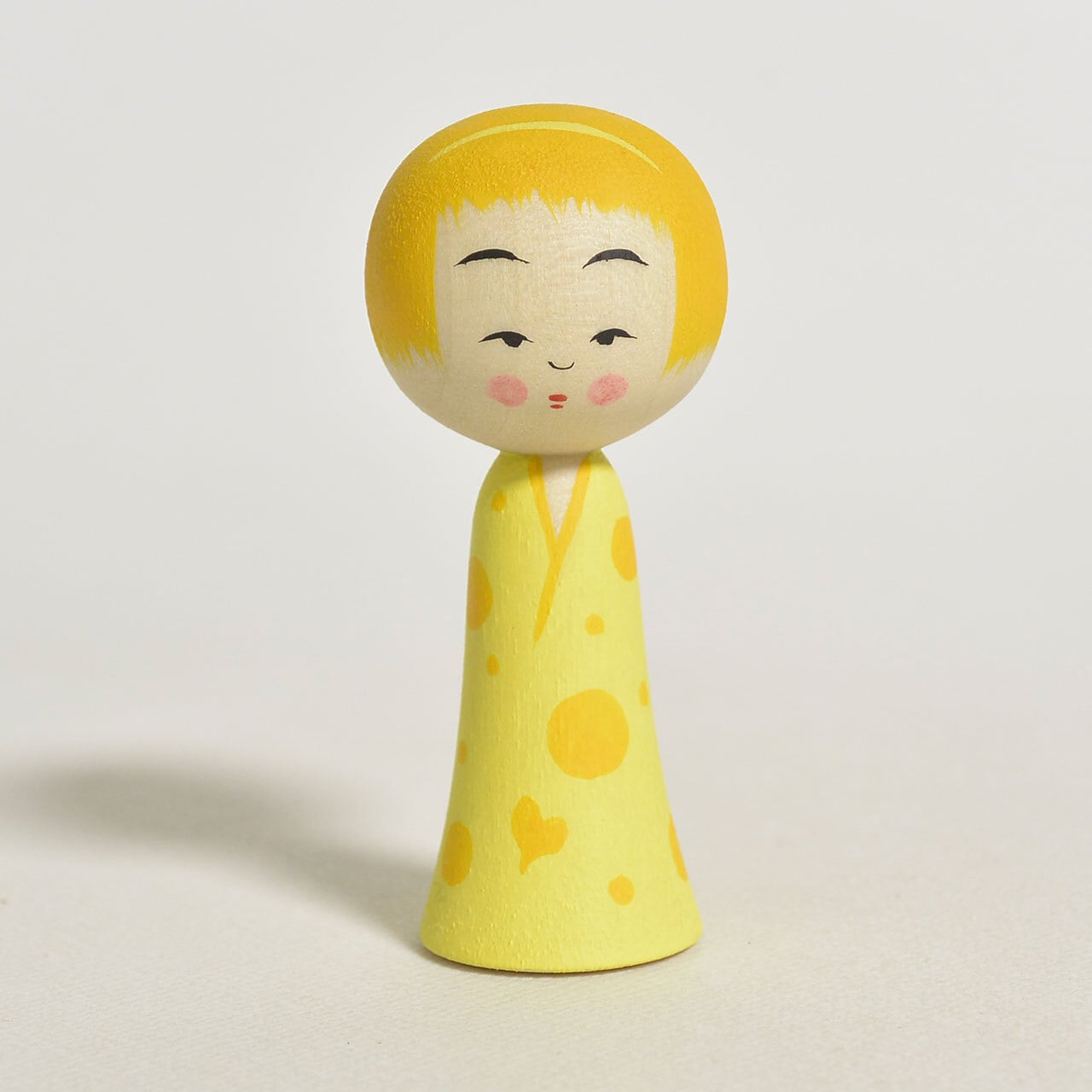 キャンディさんこけし 約2寸 約6cm 鈴木明 工人（作並系）#2338