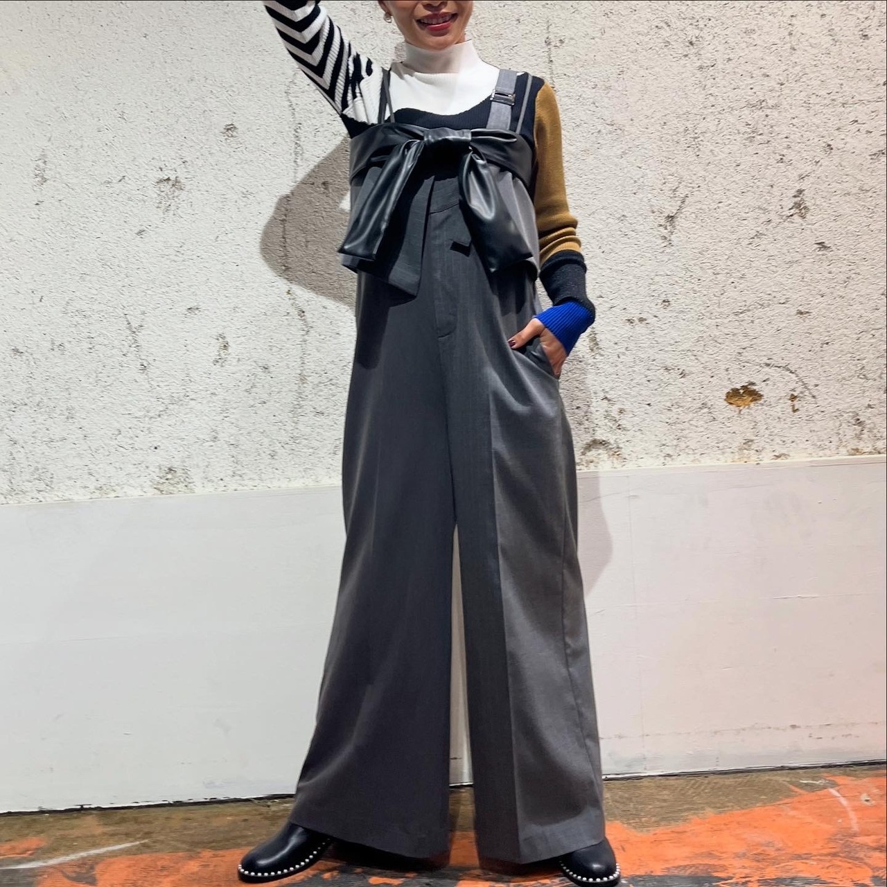 リズレイ RISLEY risley セットアップサロペット