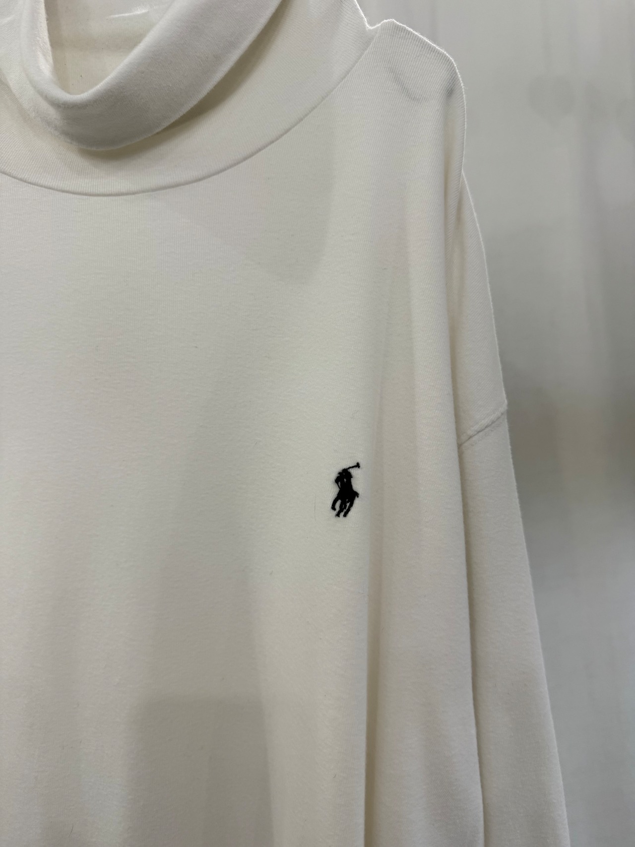 "POLO Ralph Lauren" turtle neck logo L/S