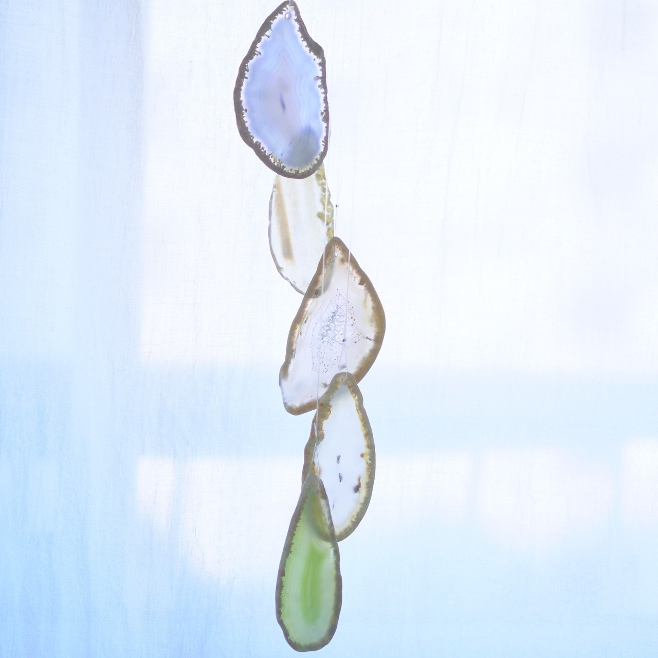 Spring Water 02 - アゲートヒーリングチャイム / Agate Sun Catcher Wind Chime 050