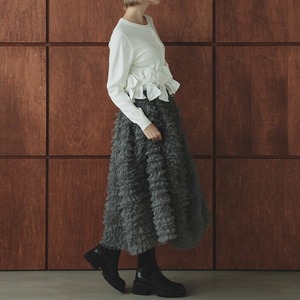 Chiffon Ruffle Layered Skirt / シフォン ラッフル レイヤード スカート