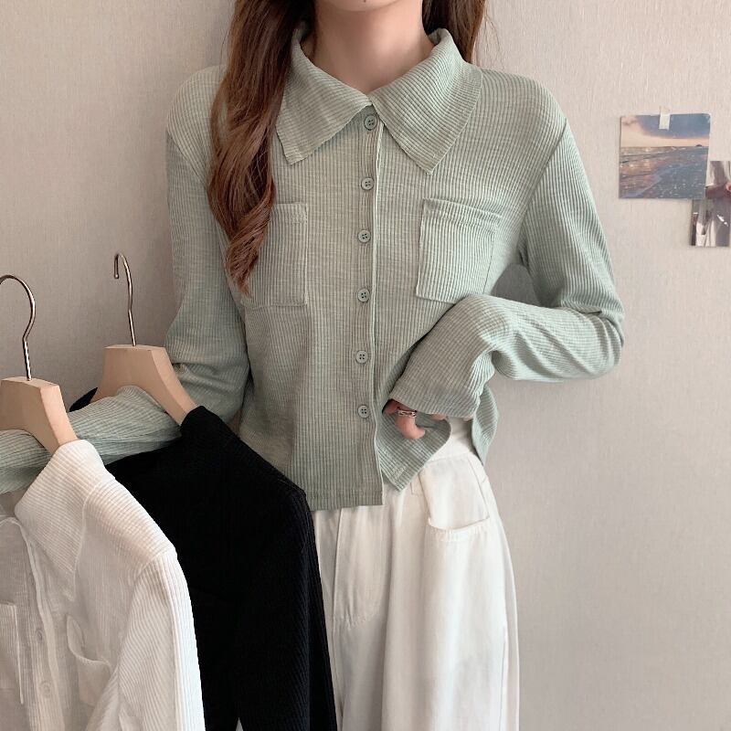 オータムスタイル薄手ショートニットカーディガンジャケット レディース ロング 秋物 ハンチェンe21120519669