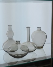 RITO GLASS 花入れ（アンバー）