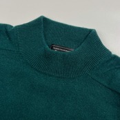 カシミヤ100% Laseria ラゼリア ニット セーター M/グリーン メンズ