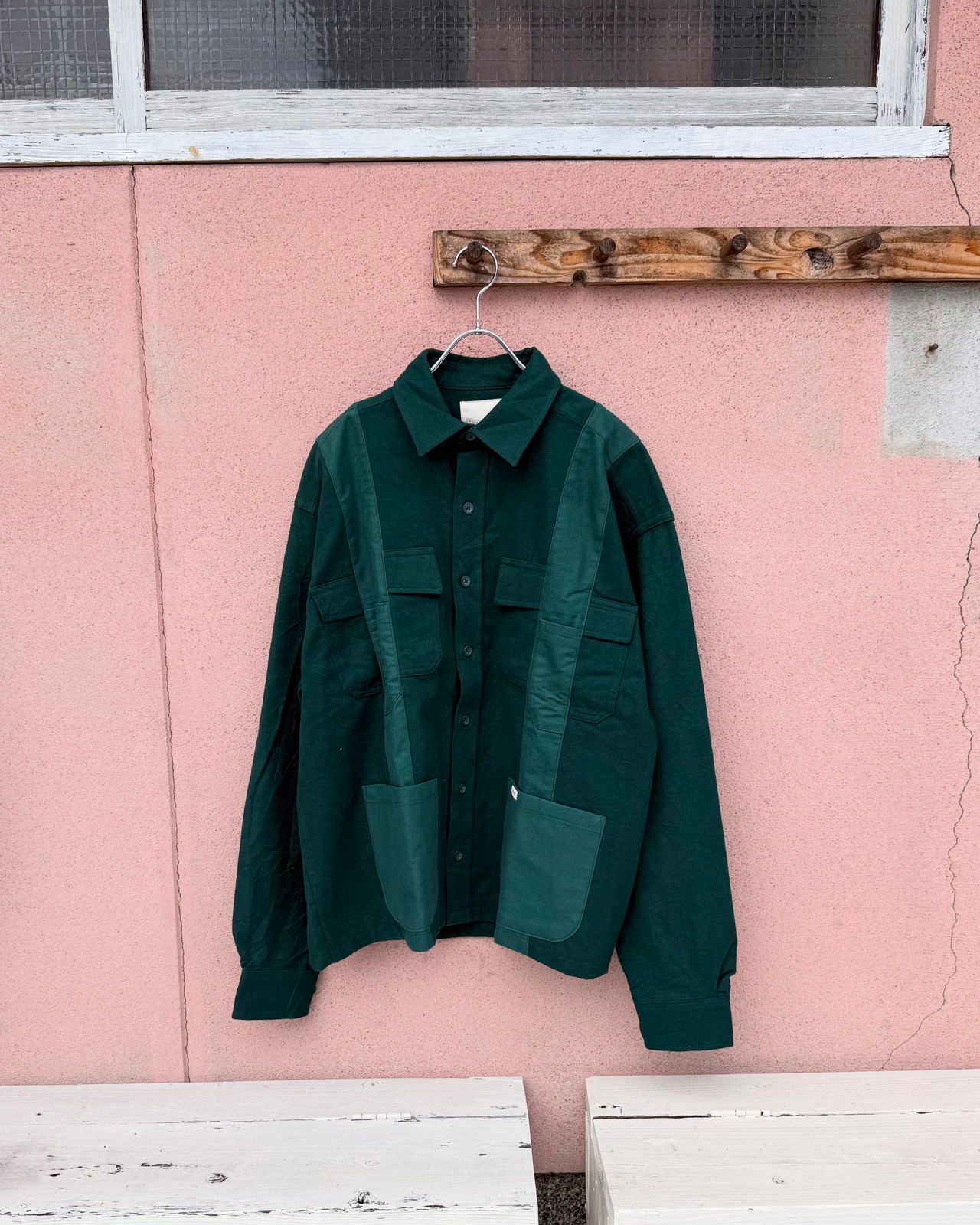 【CHARCOAL UNISEX】BDV NEL SOLID WIDE JAC