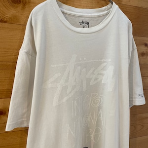 【STUSSY】プリント Tシャツ ロゴ XL ビッグサイズ ステューシー US古着 アメリカ古着