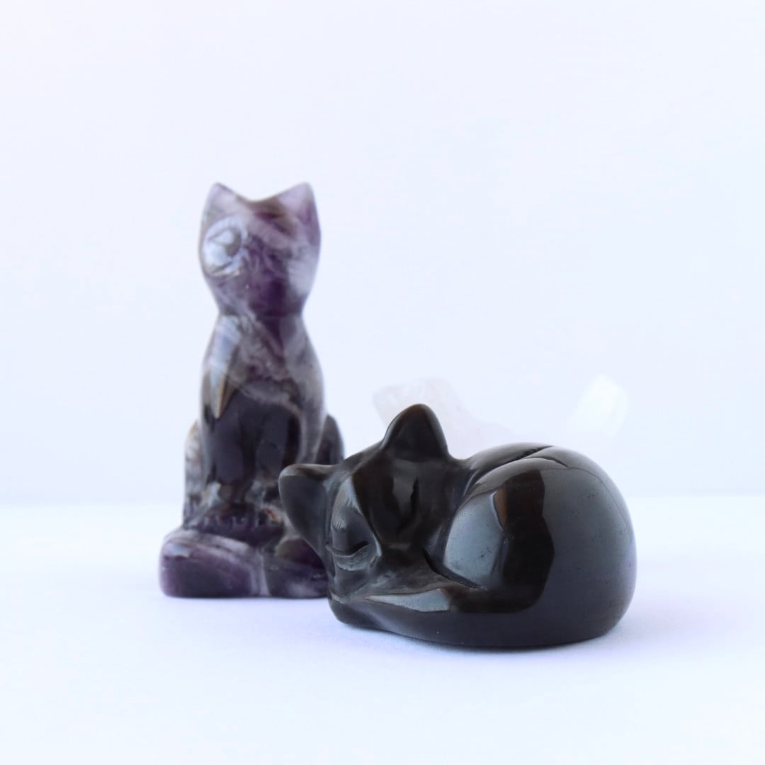 アメジストのねこ | 木霊石 KODAMA-ishi