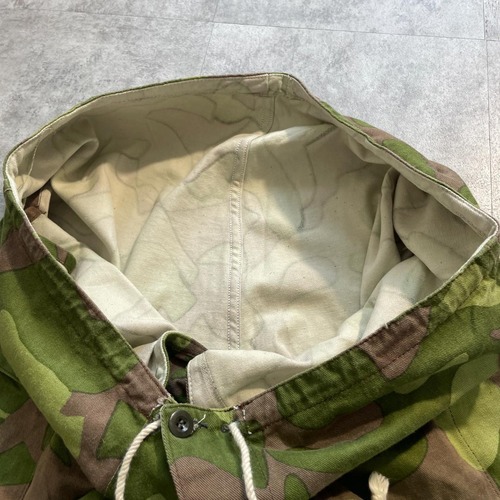 60s 極太 フィンランド軍 実物 M-62 リバーシブルカモ パンツ w39 詳細写真9